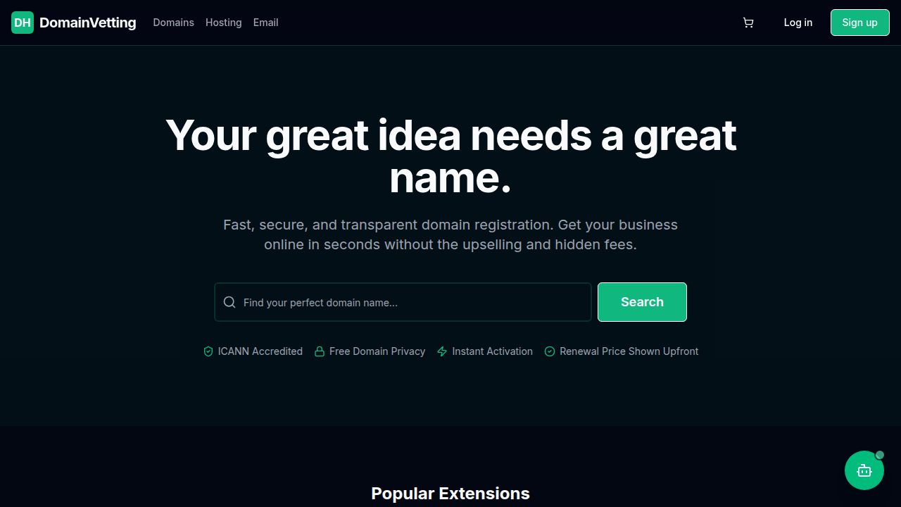 domainvetting.com image